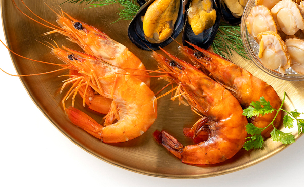 天使の海老燻製2種