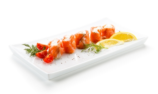 スモークサーモンとクリームチーズ