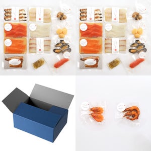 Kaoriのスモークセット（魚介11種2セット+天使の海老2種）